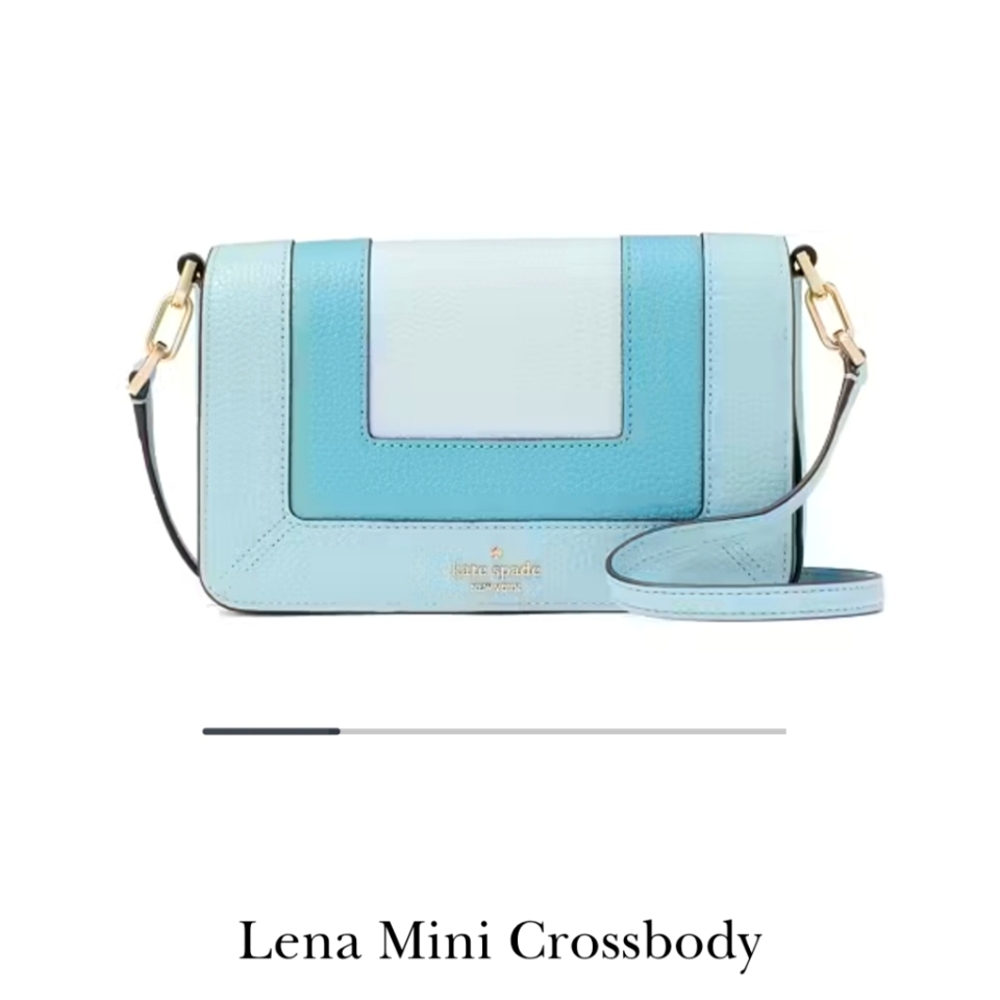 NWT Kate Spade Light Blue Lena Mini Crossbody